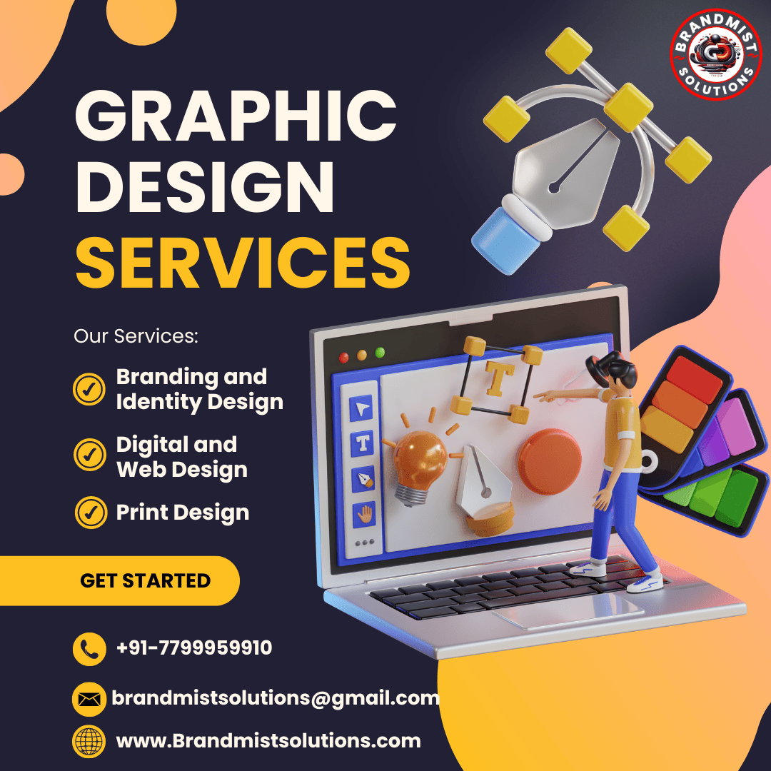 Blue Illustrative Website Development Services Instagram Post