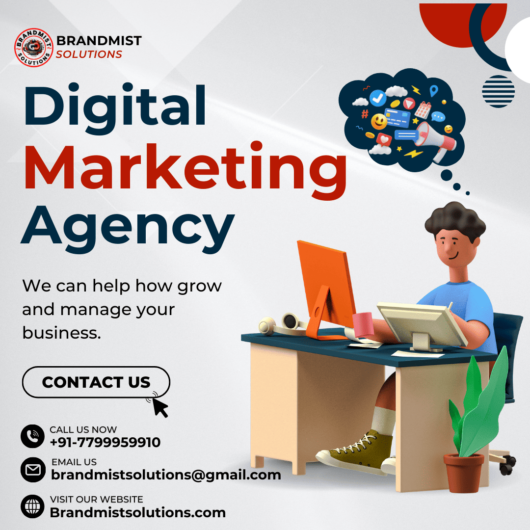 White 3D Modern Digital Marketing Agency Instagram Post